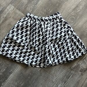 Express Black and White Skirt